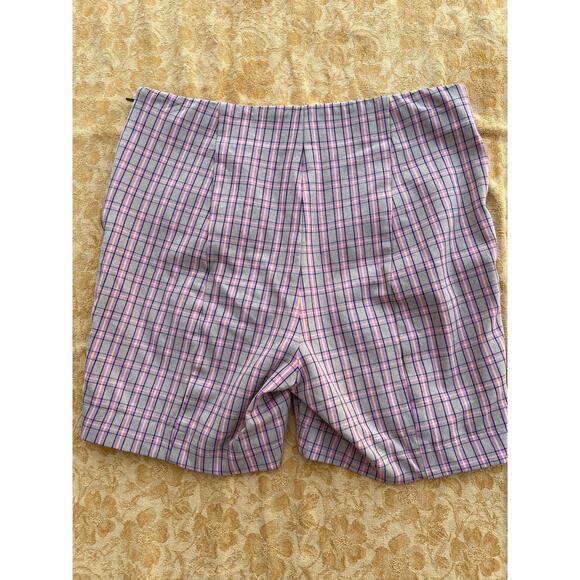 Anthropologie Plaid Essential Slim Short: Size US 8 - Picture 7 of 8